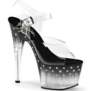 PLEASER STARDUST-708 PLATFORM HEELS